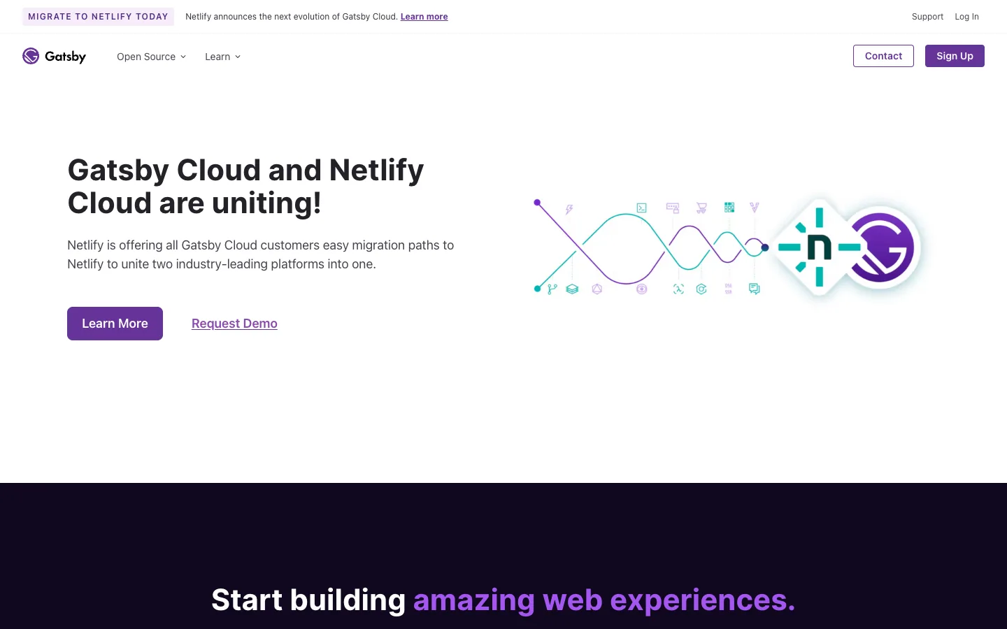 Latest captured view of gatsbyjs.com
